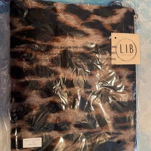 L.I.B cheetah purse.